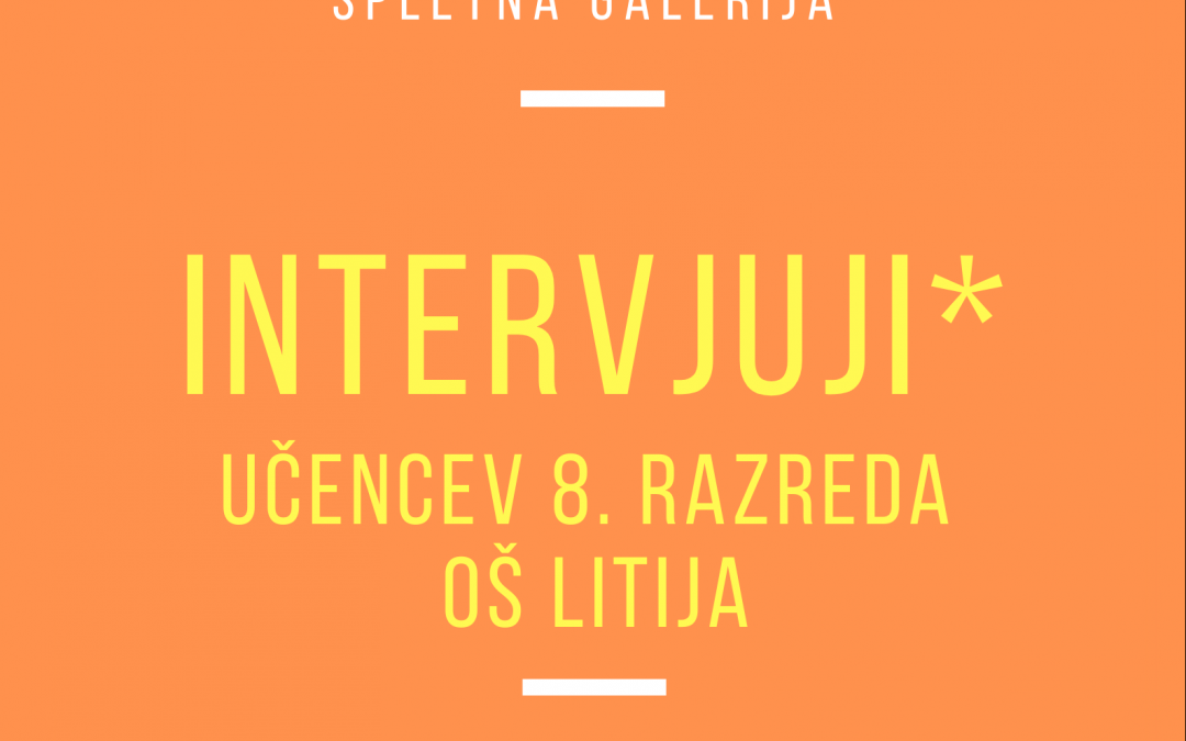 Spletna galerija intervjujev