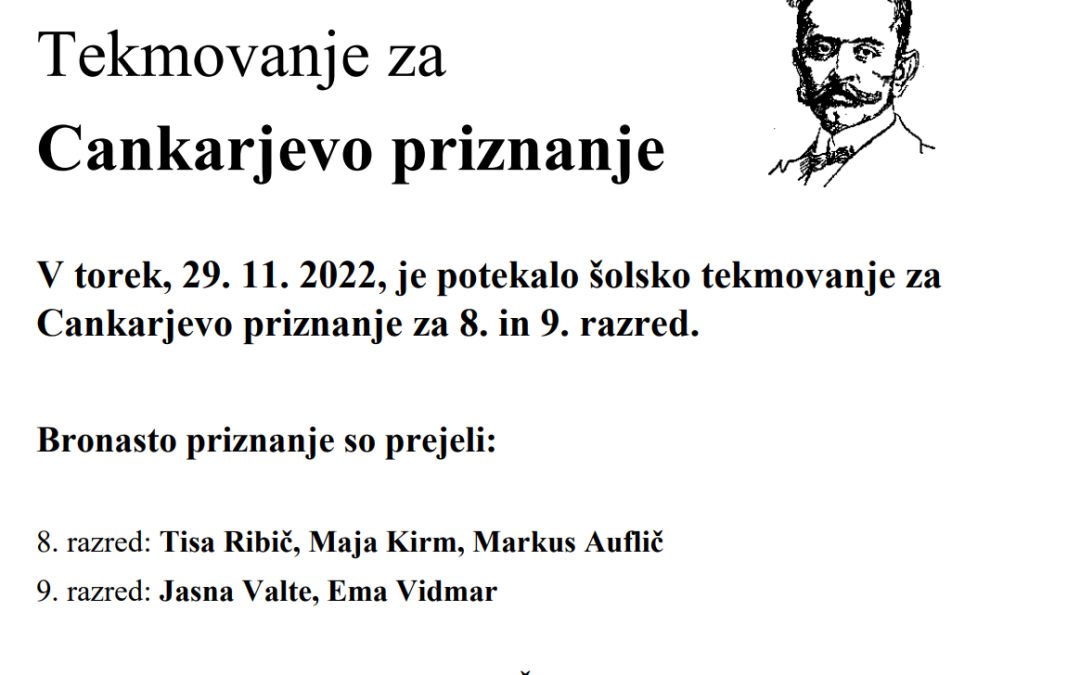 Tekmovanje za Cankarjevo priznanje